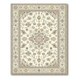 Ivory Traditional Persian Area Rug