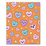 Adorable Cartoon Hearts Kids Area Rug