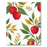 Multi-color and Patterns Red Apple Fruit Pattern Area Rug