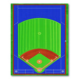 Baseball Field Area Rug