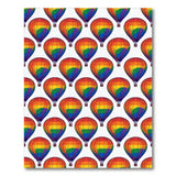 Rainbow Balloon Kids Area Rug