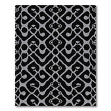 Grey Geometric Modern Modern Grey Geometric Area Rug