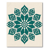 Emerald Mandala Floral Area Rug