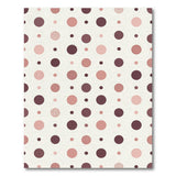 Beige Blush Polka Dot Modern Area Rug