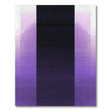 Purple Black Gradient Geometric Area Rug