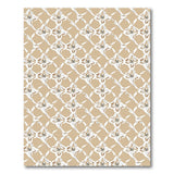 Beige Geometric Diamond Lattice Area Rug