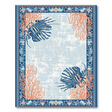 Lionfish Coral Coastal Area Rug
