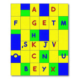Vibrant Alphabet Kids Area Rug