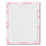 Abstract Area Pink Marble Swirl Abstract Area Rug
