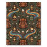 Multi-Color Lantern Backpack Area Rug