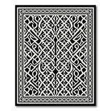 Black and White Intricate Black White Traditional Persian Area Rug