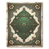 Emerald Medallion Persian Area Rug
