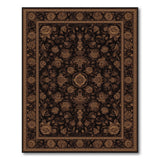 Floral Vintage Brown Floral Vintage Area Rug