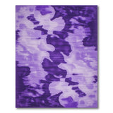 Purple Splash Abstract Area Rug