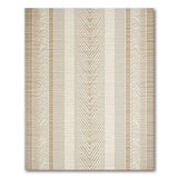Neutral Chevron Zigzag Woven Area Rug