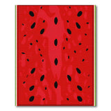 Multi-color and Patterns Fruit Pattern Watermelon Slice Area Rug
