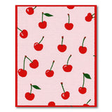 Pink Cherry Scatter Pink Area Rug