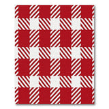 Bold Red White Buffalo Check Area Rug