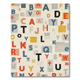 Multi-color and Patterns Playful Multi-Color Alphabet Kids Area Rug