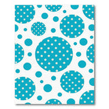 Teal Polka Dot Area Rug