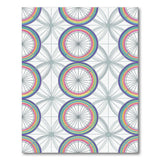 Rainbow Wheel Geometric Area Rug