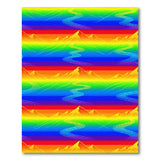 Rainbow Mountain River Washable Area Rug