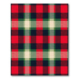 Red Green Buffalo Plaid Area Rug