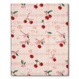 Cherry Bow Pink Area Rug