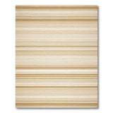 Beige Tan Striped Woven Area Rug