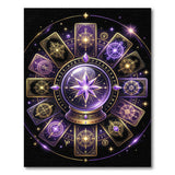 Mystic Purple Crystal Star Area Rug
