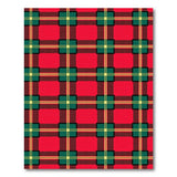 Classic Red Green Tartan Plaid Area Rug