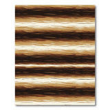 Brown and Tan Distressed Brown Tan Striped Area Rug