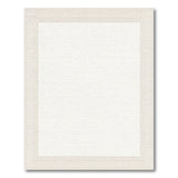 Elegant Beige Lace Border Area Rug