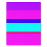 Striped Vibrant Multi-Color Striped Area Rug