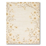 Delicate Cream Blossom Branch Rug