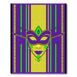 Mardi Gras Masquerade Mask Area Rug
