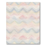 Pastel Chevron Geometric Area Rug