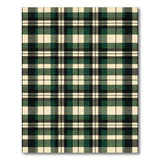 Green Plaid Farmhouse Area Rug