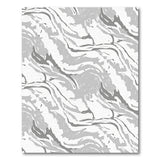 Grey Marble Swirl Abstract Area Rug