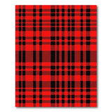 Rustic Farmhouse Buffalo Plaid Bold Red Black Buffalo Plaid Area Rug