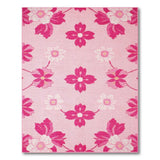 Floral Vintage Blush Pink Cherry Blossom Floral Area Rug