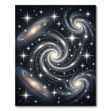 Abstract Area Cosmic Spiral Galaxy Area Rug