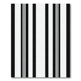 Bold Vertical Bold Black White Vertical Stripe Area Rug