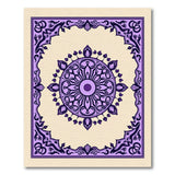 Purple Mandala Medallion Persian Rug