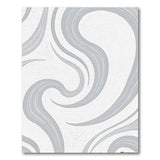 Abstract Area Grey Swirling Grey Abstract Area Rug