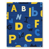 Playful ABC Alphabet Kids Cartoon Rug