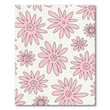 Pink Playful Pink Daisy Floral Area Rug