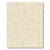 Elegant Beige Swirl Floral Area Rug