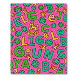 Sassy Slay Queen Multi-Color Cartoon Area Rug