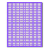 Geometric Modern Purple Gingham Checkered Area Rug